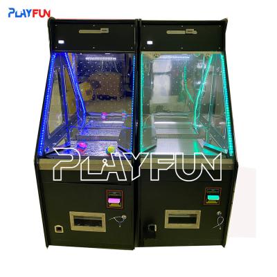 China 1 speler kwart munt bediend spel munt pusher machine arcade machine met rekening wisselen volle zwarte kleur USA populair Te koop