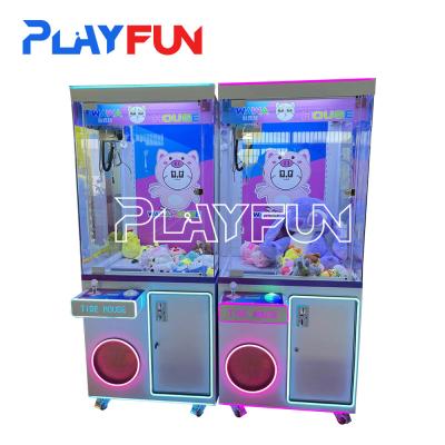 China Playfun Customized doll claw machine Coin Operated Game Machine 710 Cheap Plush Toy Claw Crane Machine for sale