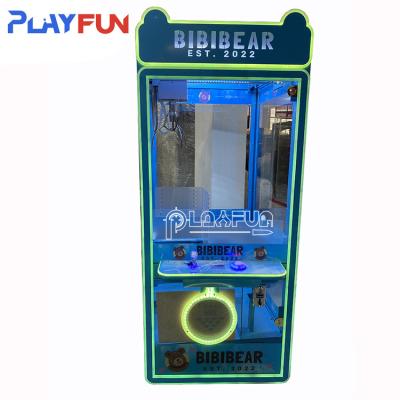 China Coin operated games luxury full transparent crane claw machines doll vending crane claw machines for sale