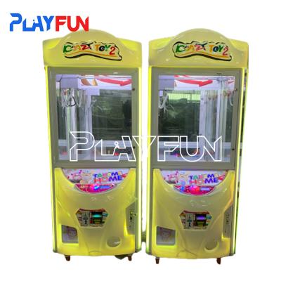 China Crazy Toy 2 Gifts Catch dolls  Machine claw Crane Plush Toy Doll Claw Toy Arcade Games  Machine for sale