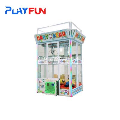 China big size gift doll toys baby bear big huge skill toy crane catcher machine arcade claw for sale