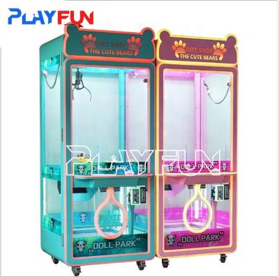 China Coin operated indoor amusement park crane Plush toy catch gifts arcade Doll claw machine for sale