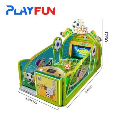 China Playfun Soccer Leagual Kids Redemption Game Indoor Coin Operated Arcade Game Machine Kids Redemption Game for sale