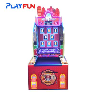 China Playfun redemption hitting machine Lottery Ticket Redemption Arcade Machines Throwing Ball fire war ball machine for sale