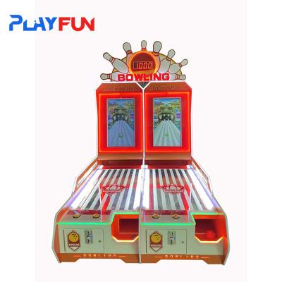 China Coin operated game  arcade bowling ball lane alley skee skill redemption machine for sale