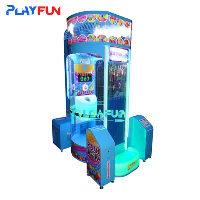 China Rainbow castle  3-8 years child kids funny zone crazy   ball drop fall arcade carnival  redemption lottery ticket game for sale