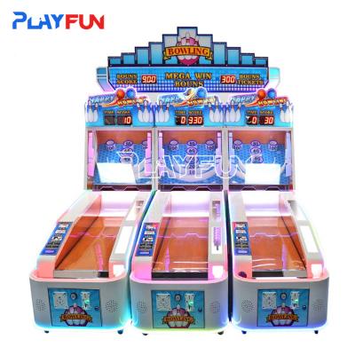 China Indoor Sport Vergnügungspark Kinder Bowling Ball Arcade Einlösungsmaschinen Ticket Lotterie Kugeln Bowling Spielmaschine zu verkaufen