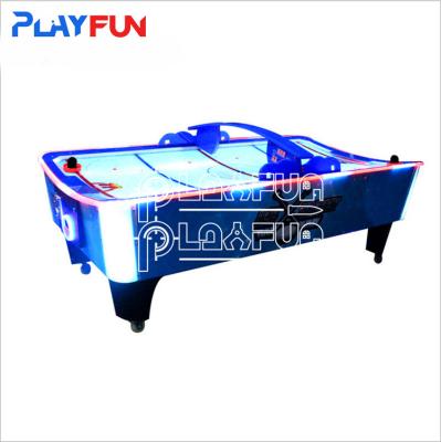 China Indoor coin operated arcade game machine Blue curved hockey table ticket game machine for sale