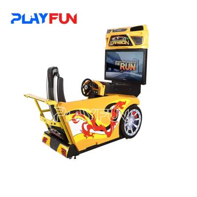 China coin operated games machines racing driving simulator machine car need of speed video game for sale