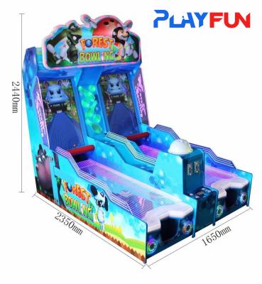 China Indoor amusement park video ticket redemption Forrest bowling bowling alley arcade machine for sale