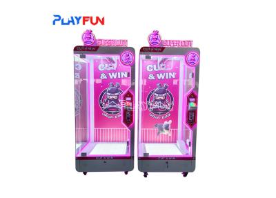 China Wholesale Playfun Pink Cut Machine Coin Operated Scissors Game Gift Machine Prize Arcade Vending Machine for Kids for sale