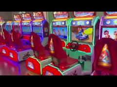 Indoor Coin Operated Arcade Kids Driving Simulator Arcade Racing  Hummer