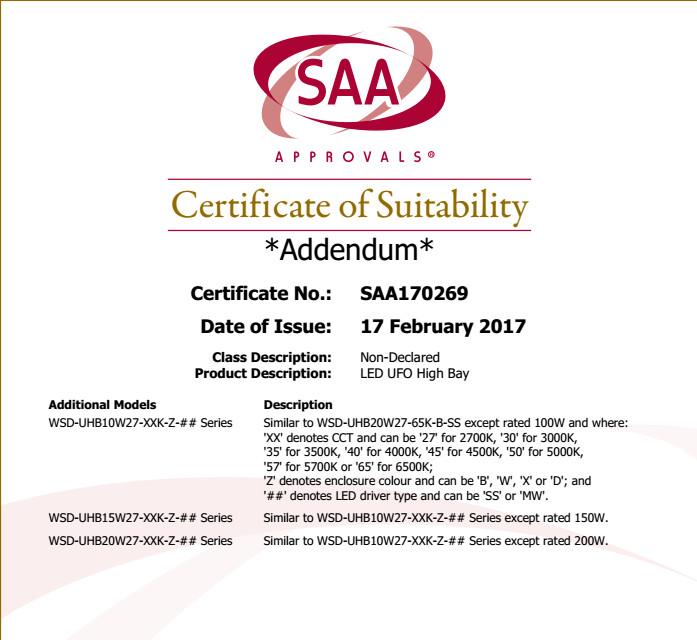 SAA - WISDOM OPTOELECTRONICS TECHNOLOGY CO.,LIMITED.