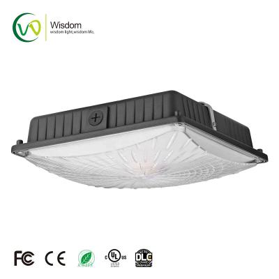 China Motion Sensor LED Gas Station Canopy Light 65 Watt With Aluminum PC Cover for sale