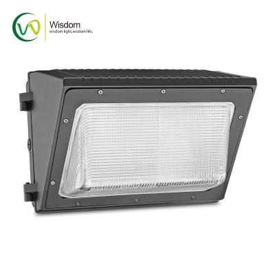 China 100w 347v Glass Wall Pack Light Photocell Control AC100-277V For Outdoor Lighting for sale