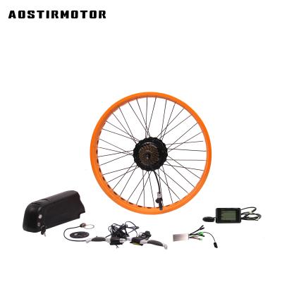 China Popular Electric Component 750w Motor Electric Bike Retrofit Kit For 26