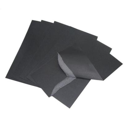 China Hot Sale 325Gsm Handmade Virgin A Grade Wood Pulps Thick Black Paper / Cardboard Sheet Specialty Paper for sale