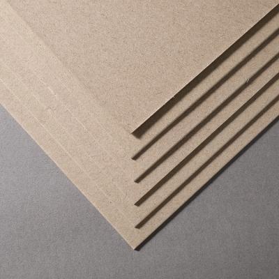 China Free Sample New Handmade Wholesale Hardwood Paper Kraft Chipboard Gray Board Paper for sale