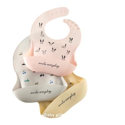 China Washable Explosions of maternal and child products baby bib waterproof silicone bib for children for sale