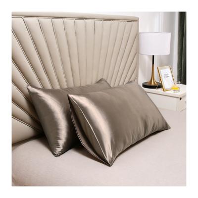 China Custom Made Silk Mulberry Anti-Pilling Satin Silk Pillowcase With Envelope Style for sale