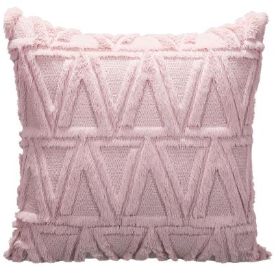 China Anti-pilling Custom Decorative Pillow Case Cushion Case Plush Cushion Cover Sofa Pillow Case for sale