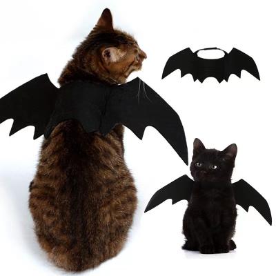 China Halloween Cat Costume Small Pet Cat Stocked Cute Bat Fly Halloween for sale