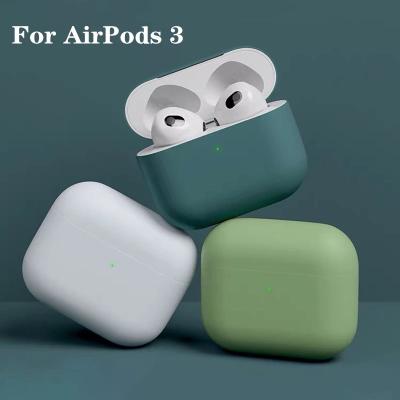 China 2021 Official Soft Liquid Liquid Earphone Cover Silicone Protective Case Eco-friendly Case For Apple airpods 3 for sale