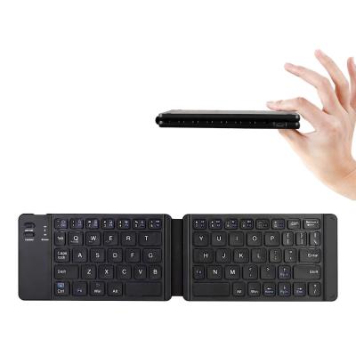 China Foldable Wireless Keyboard Light Keyboard BT Wireless Numeric Keypad BT 3.0 Times Handy For Phone Laptop Computer for sale