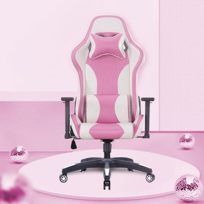 China (Size) Custom Logo Kawaii Cute Gamer Chairs Adjustable High Back High Back Pink for sale