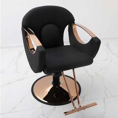 China Good quality factory straight reclining salon chair black high quality economic cost antique reclining barber chair for sale