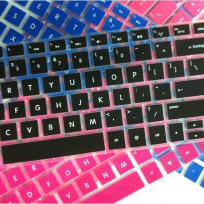 China Can supply free sample colorful silicone computing keyboard dustproof cover for HP for sale