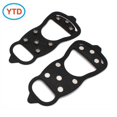 China Anti slip safety ice shoecover ice cleats for shoes snow grippers increasing shoes for sale