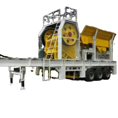 China Building Material Shops Stone Quarry Construction Waste Movable Impact Crushing Plant for sale