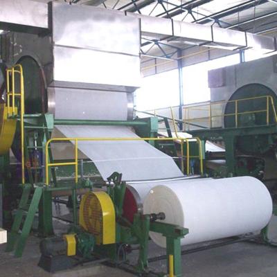 China Mini 1575mm paper industry mother rolls tissue paper machine for making toilet paper for sale