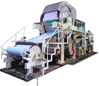 China Factory 2tpd Small Scale Toilet Paper Tissue Paper Making Machine Jumbo Roll Converting Processing Machinery Paper Mill for sale