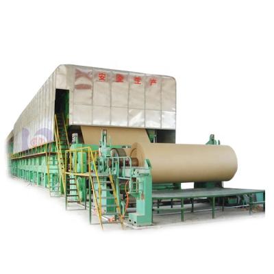 China Paper Industry High Speed ​​Waste Cardboard Box Paper Recycling Gray Back Coating Duplex Board Paper Making Machine for sale