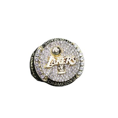 China TRENDY 2009 Los Angeles Lakers Zinc alloy  rhinestones No. 24 Kobe Bryant basketball champion ring for sale