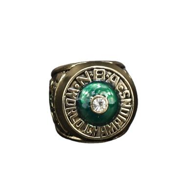 China TRENDY 1981 Boston Celtics Zinc alloy rhinestones Bird No. 33 gold plated basketball champion ring for sale