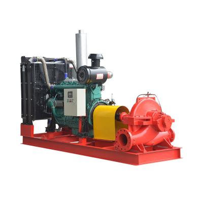 China Automotive Industry Agriculture Double Suction Large 8 Inch Centrifugal Farm Irrigation Diesel Pump for sale