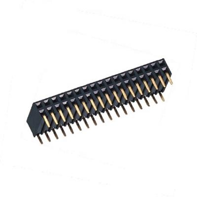 China PCB Connect H5.9mm W8.1 2.54mm Female Side Entry Female Header Single Row for sale