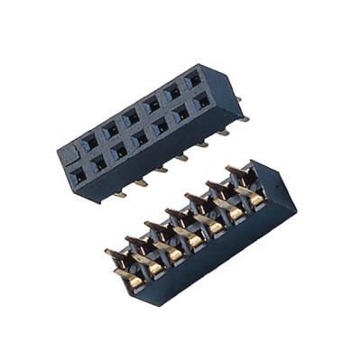 China PCB Plug In 2.54mm Female Header H5.0mm U 2.54mm Female Straight Terminal Solder Single Header Connector for sale