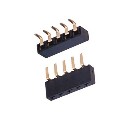 China PCB Circuit Connect Terminals Factory Supply PCB 2.54mm Female Header Side Entry Female Connector 90 Degree U Type Male Electrical Header for sale