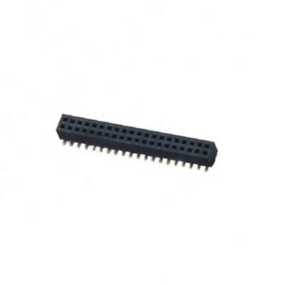 China PCB 1.0mm vertical double row single row smt pitch header 2x40 header 2.54mm female socket for sale