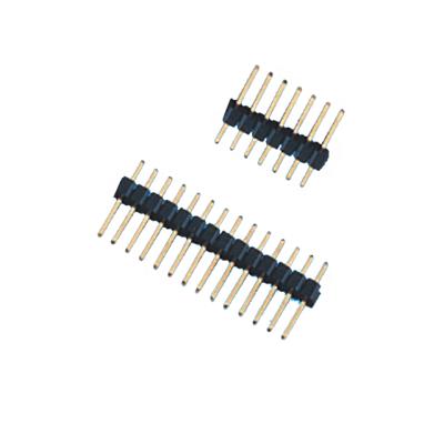 China PCB Circuit Board Connector 2.2mm Pin Header H2.3 Single Row Right Angle.row Pin Header for sale