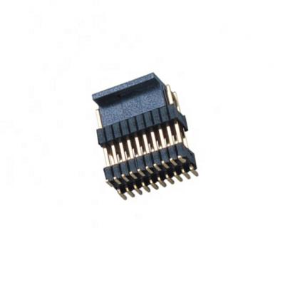 China PCB Circuit Connect Factory Directly Customize Header Pitch 1.27mm Pitch 1.27mm Row Immersion PCB 1.27 Pin Header PCB Connector double pin for sale