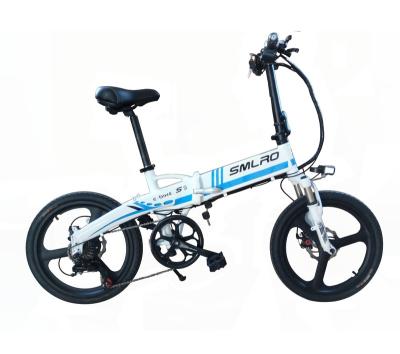 China New 2022 standard list 48v 10ah lithium battery brushless motor 350W 20 inch fat tire foldable frame electric bike for sale