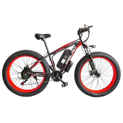 China Hot sale 48v 500w motor fat tire 13ah lithium battery electric bike standard hot sale 26 inch brushless electric foldable bike for men for sale