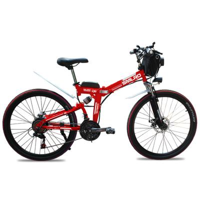 China Standard High Speed ​​Electric Bicycle 1000W 48V 20AH 26Inch Chain Drive Motor 35km/h Folding Electric Bicycle for sale