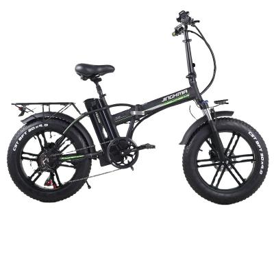 China Standard Recommend 7 Speed ​​48v 15ah Lithium Battery Motor Variable Speed ​​Folding 20 Inch Fat Tire Electric Mountain Bike for sale