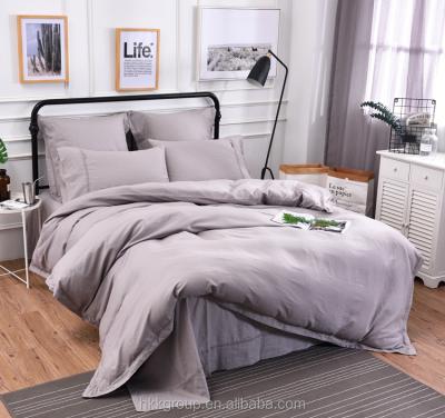 China 100% Natural Linen Disposable Stonewashing Duvet Cover Set Bed Sheets Wholesale for sale